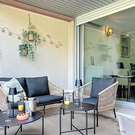 Private Garden Pool & Tennis 15 Min Walk To Antibes Center