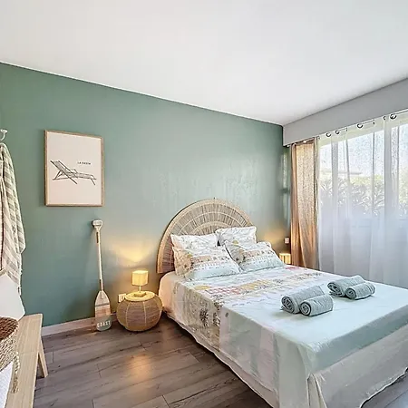 Private Garden Pool & Tennis 15 Min Walk To Center Апартаменты Антиб